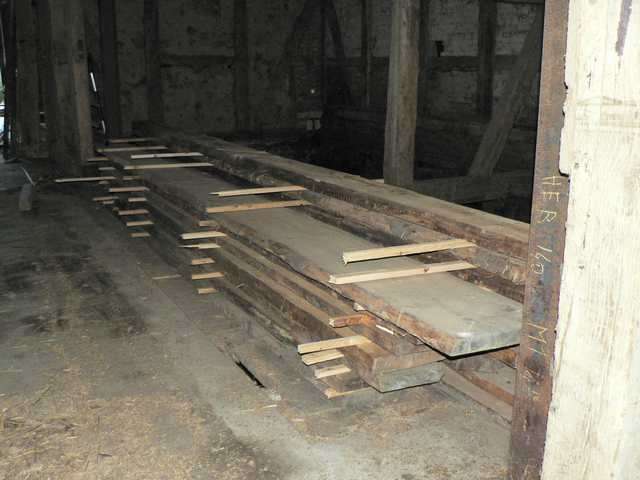 15 Eiche Bohlen